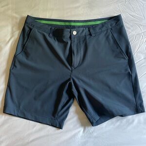 Bonobos 36” waist, 8” inseam Blue Highland Tour Golf Shorts
